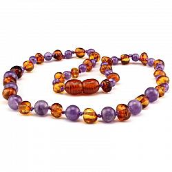 12" Honey Polished with Amethyst
