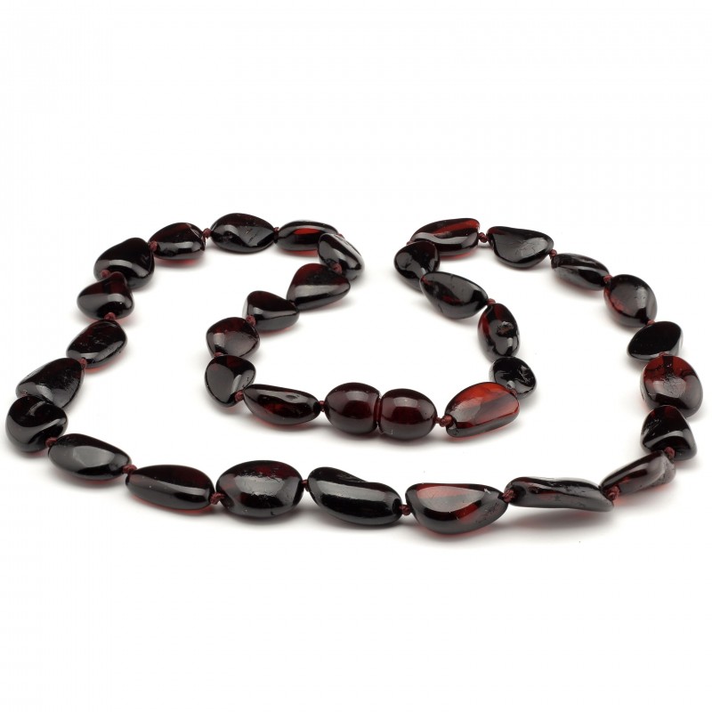 19" Cherry Polished Baltic Amber Necklace