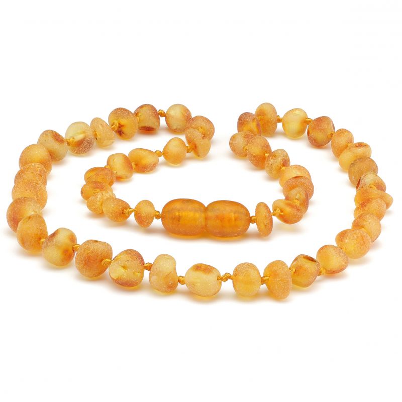 12" Honey Raw Baltic Amber Necklace