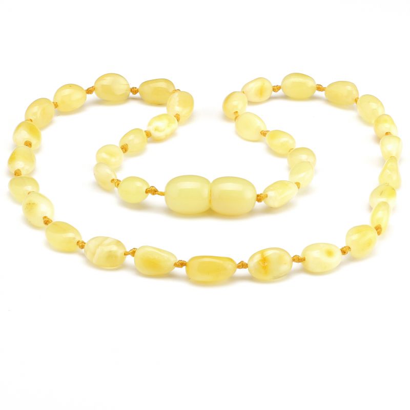 12" Milk Polished Baltic Amber Necklace